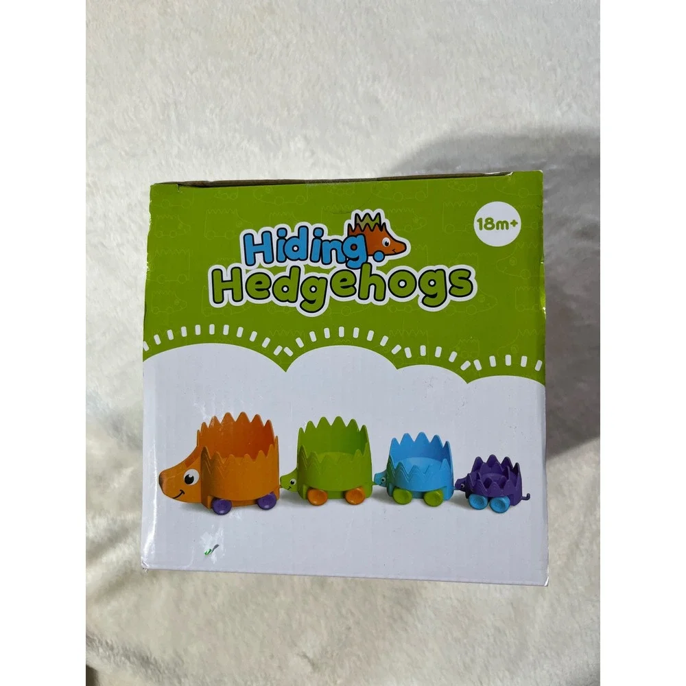 Fat Brain Toys Hiding Hedgehogs Sealed Nesting Stacking Toddler Toy 18M+
